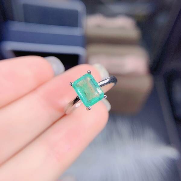 天然哥倫比亞祖母綠 戒指