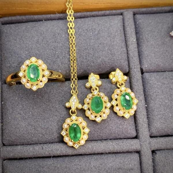 哥倫比亞祖母綠 套組