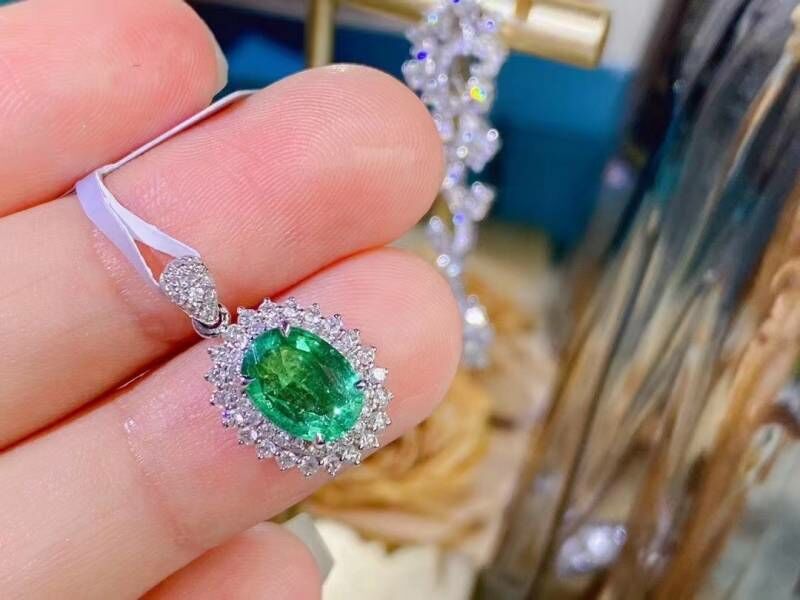 哥倫比亞祖母綠 吊墜