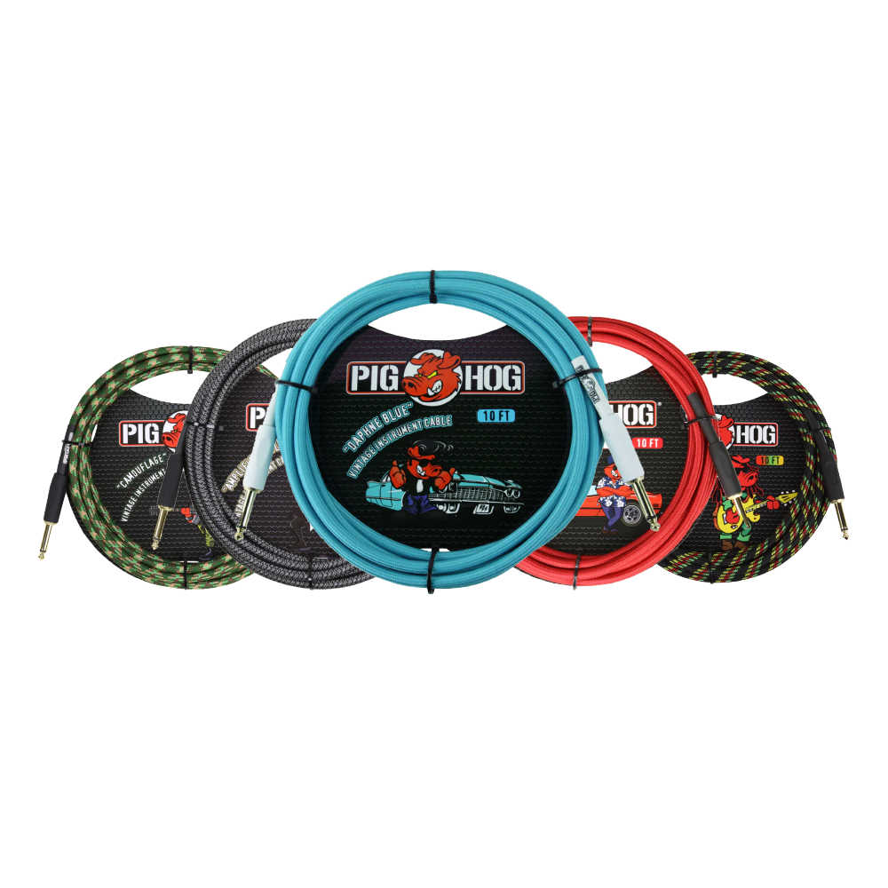 Pighog Pighog / Vintage編織系列 通用樂器導線 (多種款式可選) — 三峽配件 / 週邊｜YA! 玩音樂