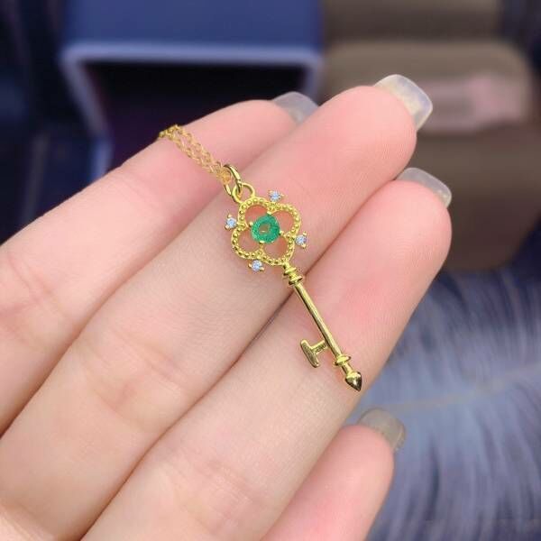 純天然哥倫比亞祖母綠 吊墜