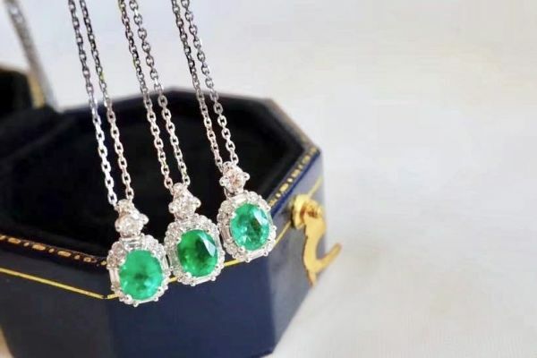 純天然哥倫比亞祖母綠 吊墜