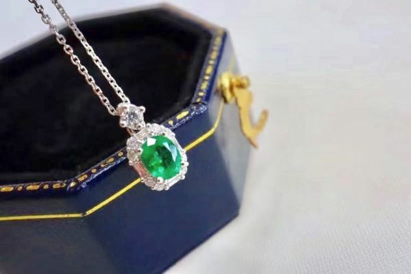 純天然哥倫比亞祖母綠 吊墜