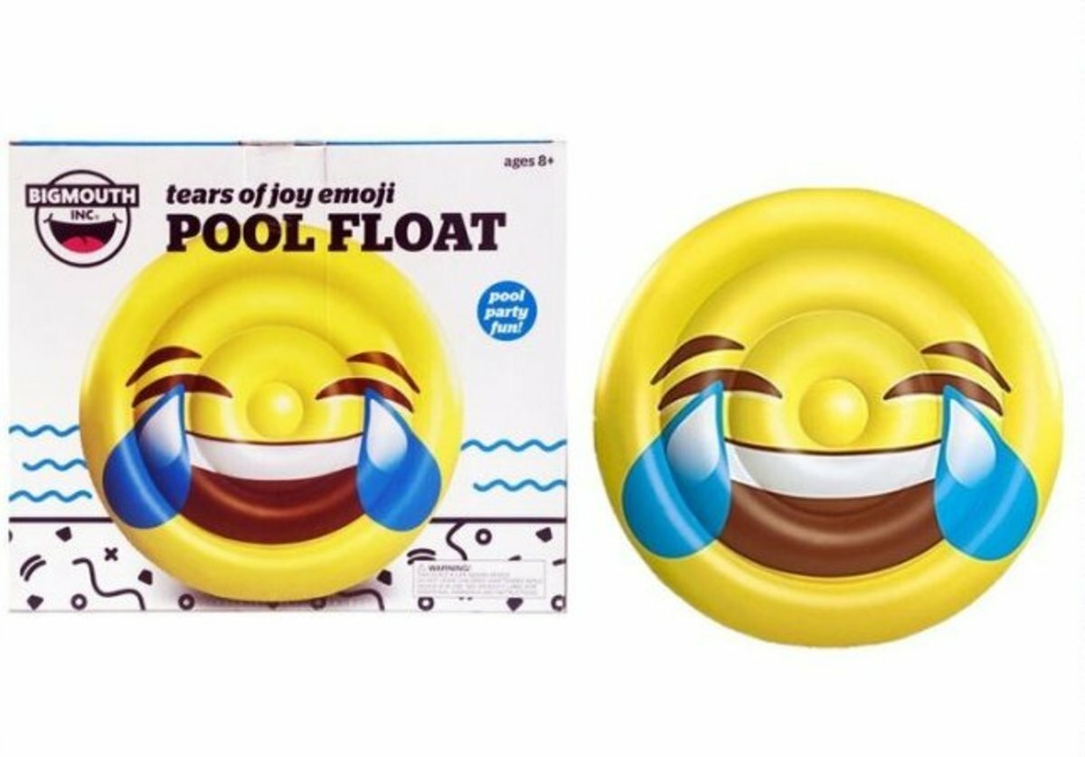 全城熱賣 - 【夏日下水禮】BIGMOUTH 巨型笑臉造型浮排（92*92）cm