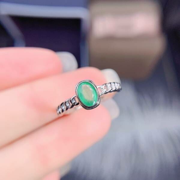 天然哥倫比亞祖母綠 戒指