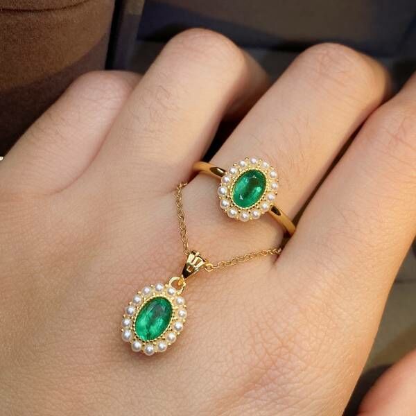 哥倫比亞祖母綠 套組