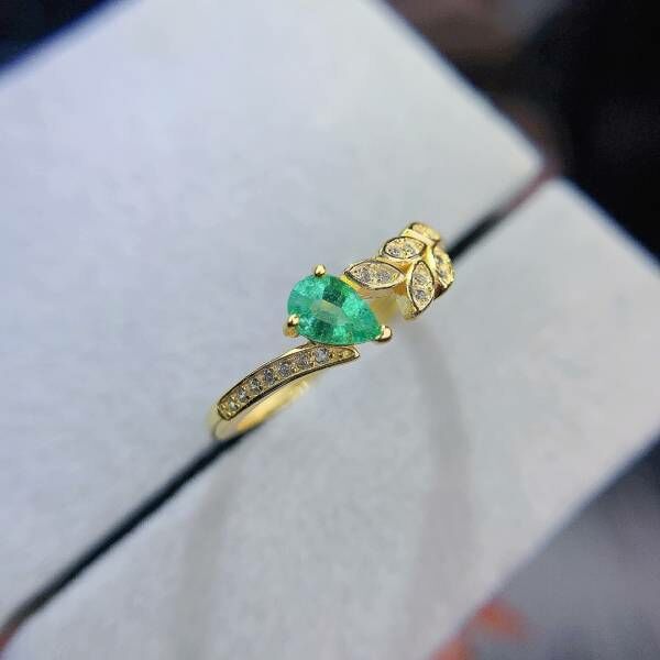 天然哥倫比亞祖母綠 戒指