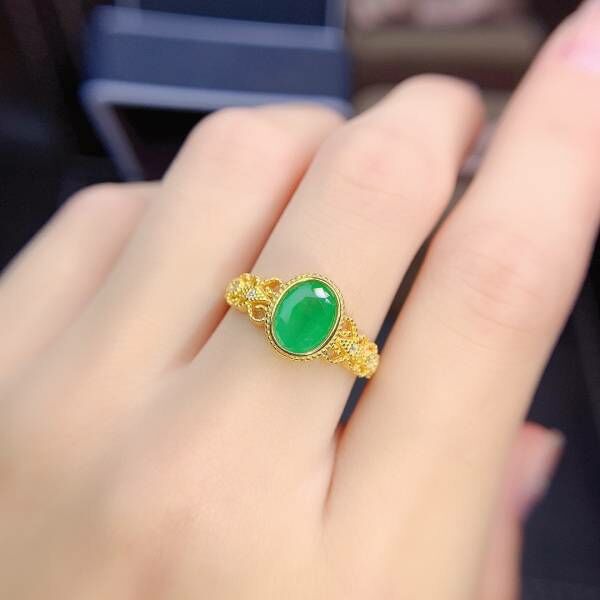 天然哥倫比亞祖母綠 戒指
