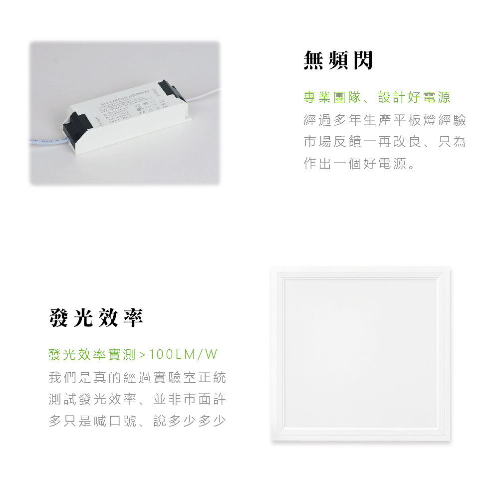 平板燈 36W 60X60cm無頻閃