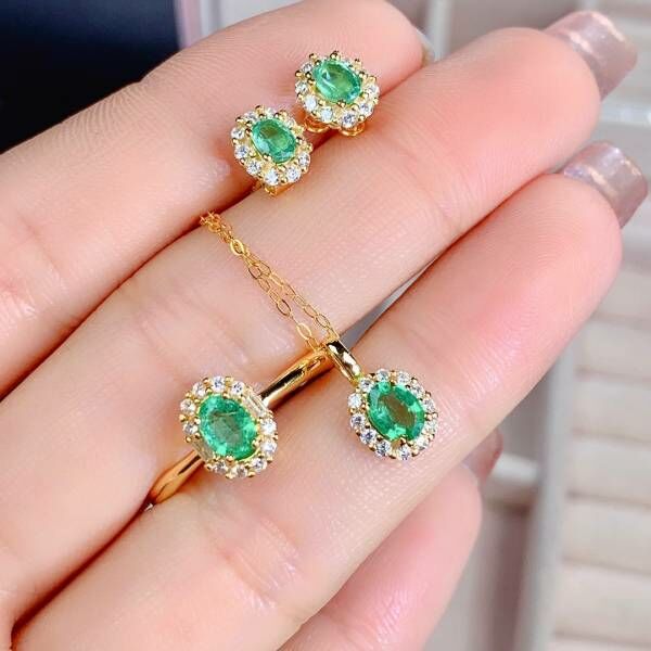 哥倫比亞祖母綠 套組