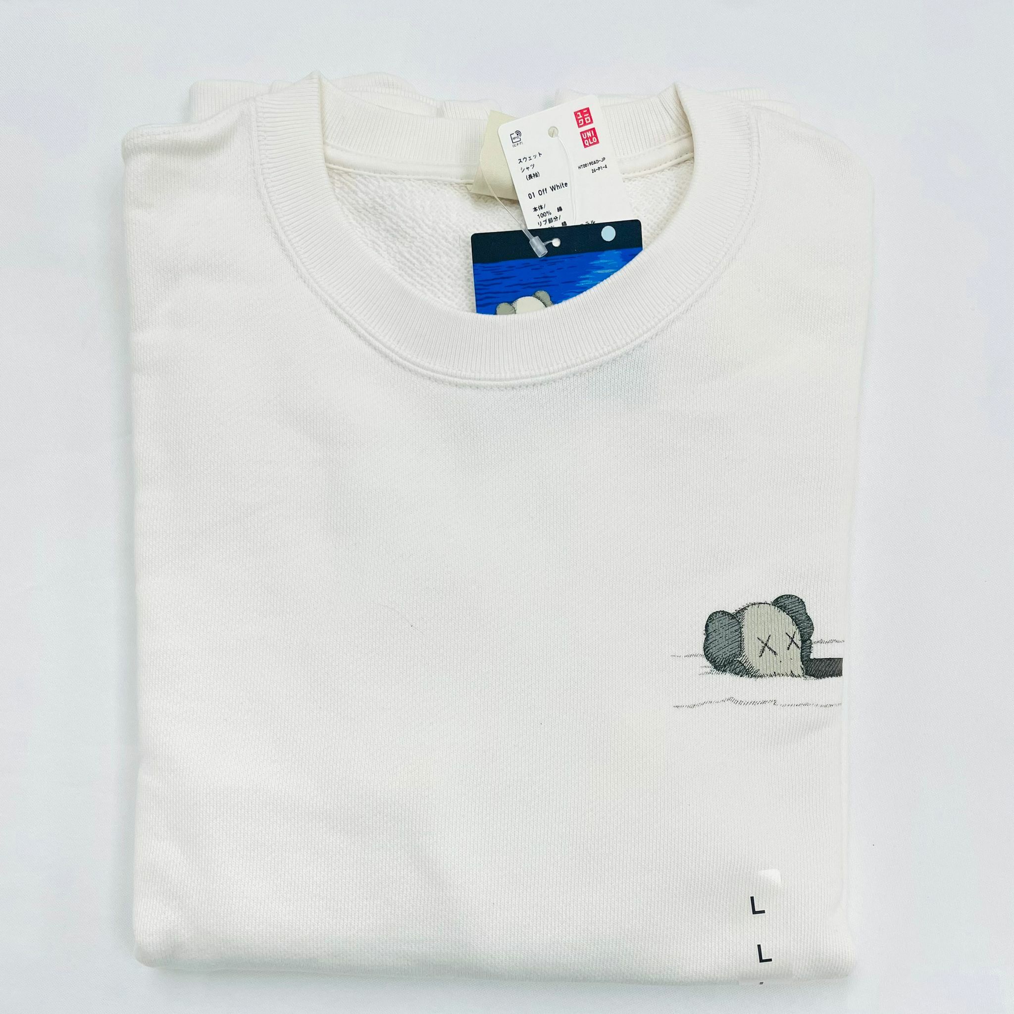 UNIQLO x KAWS SWEAT LONG SLEEVE SHIRT WH (ALDULT /KIDS)