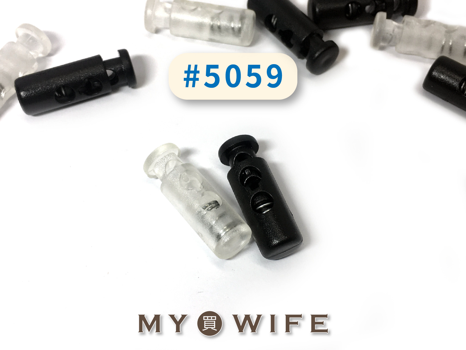 繩索扣_2色5入【#5059】