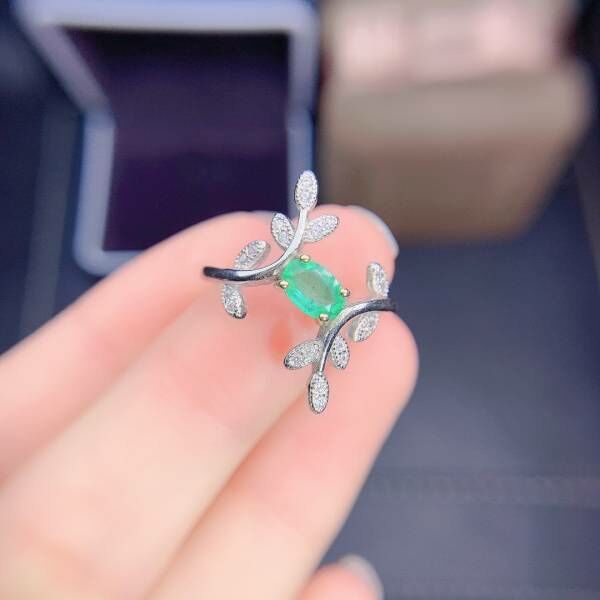 天然哥倫比亞祖母綠 戒指