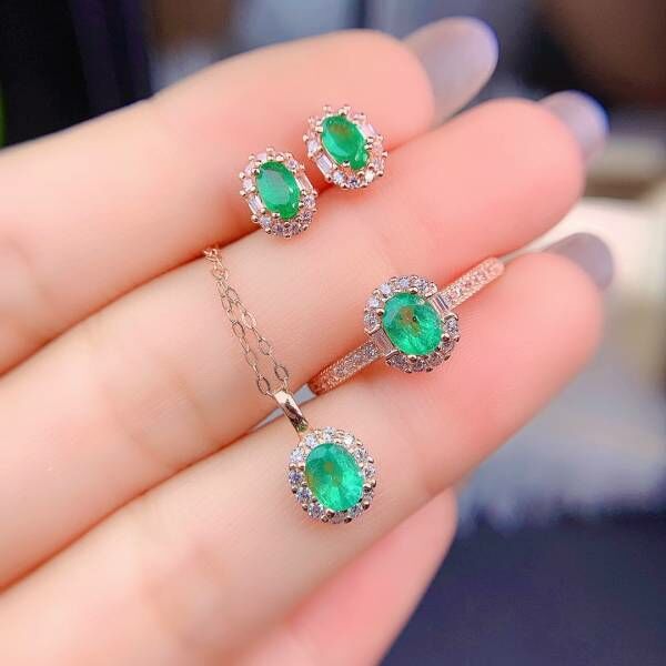 哥倫比亞祖母綠 套組