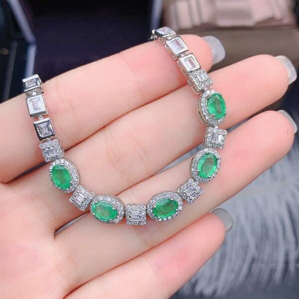 純天然祖母綠 手鍊