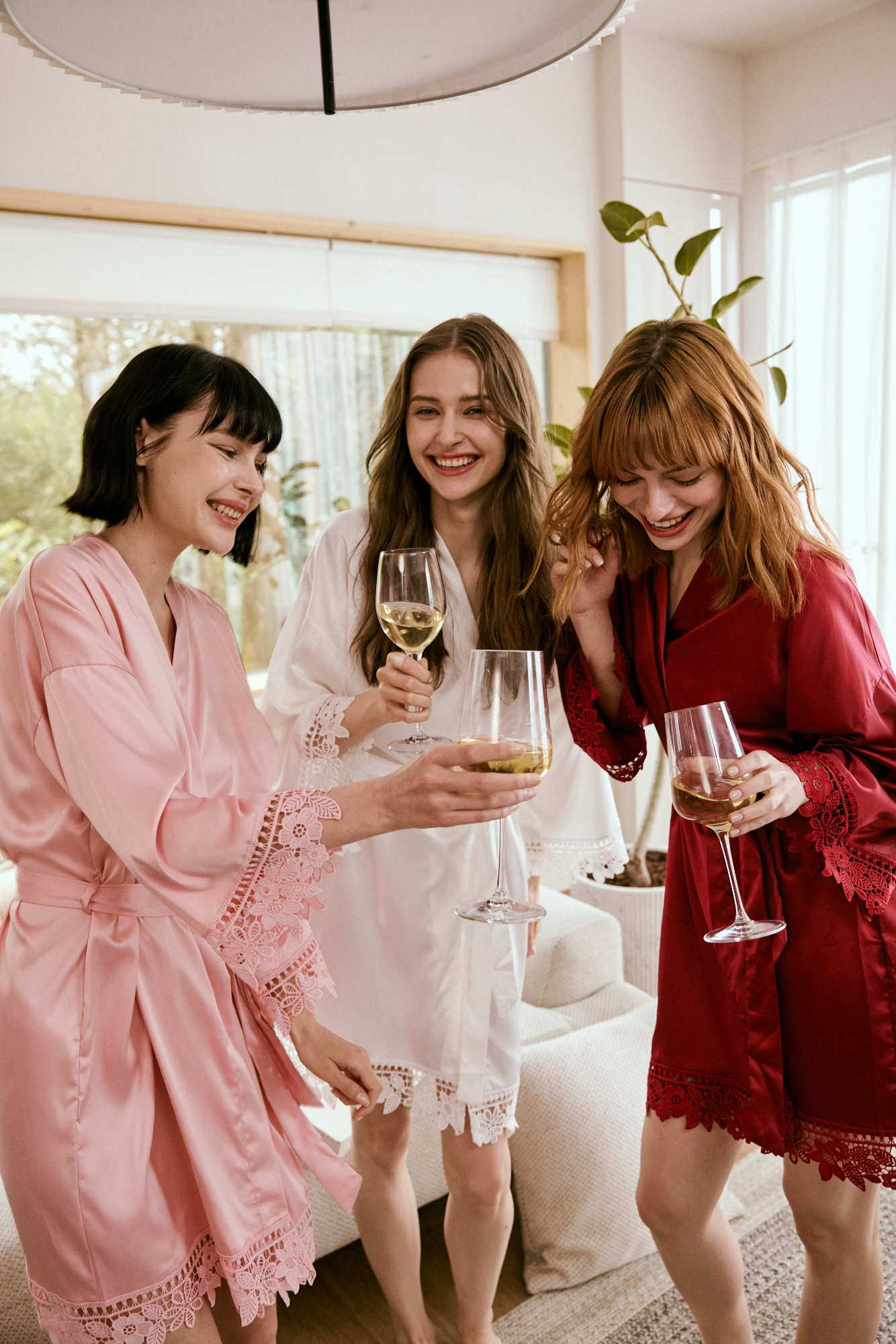 Pure Love 純淨的愛 婚禮晨袍【可客製化/睡袍/浴袍】－Heres to Love