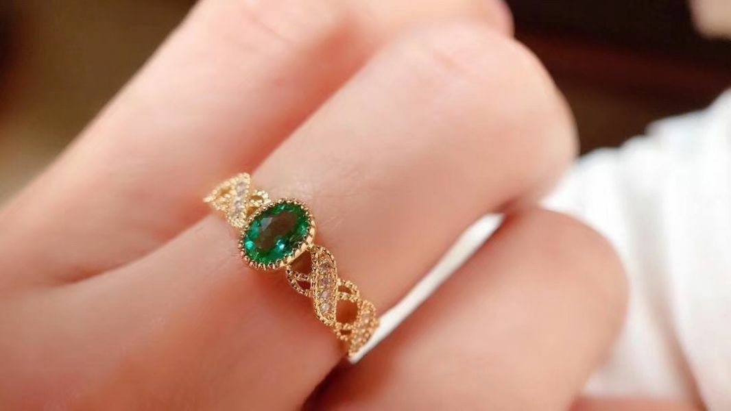 天然哥倫比亞祖母綠 戒指