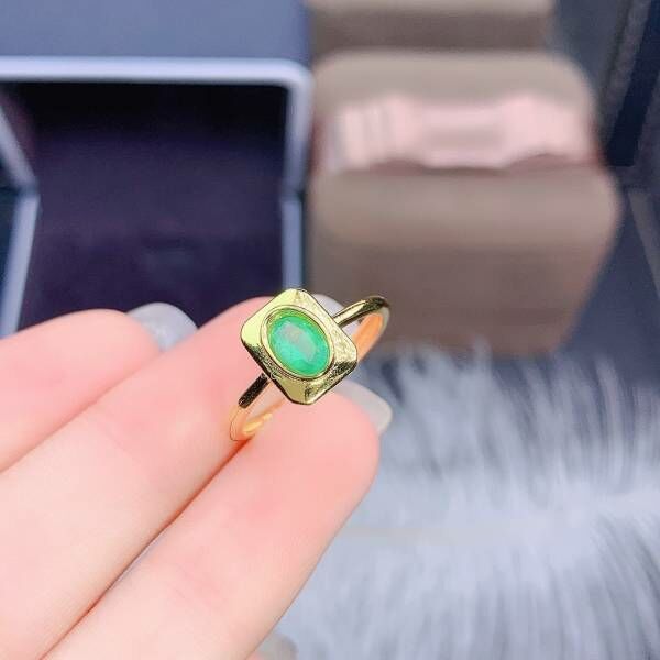 天然哥倫比亞祖母綠 戒指