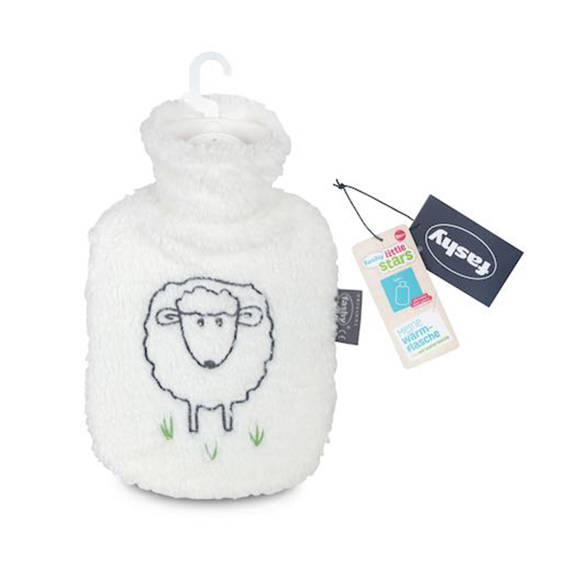 德國Fashy 0.8L暖水袋-軟毛套-綿羊