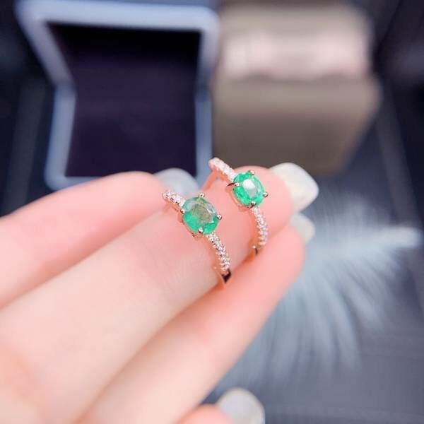 天然哥倫比亞祖母綠 戒指