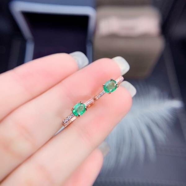 天然哥倫比亞祖母綠 戒指