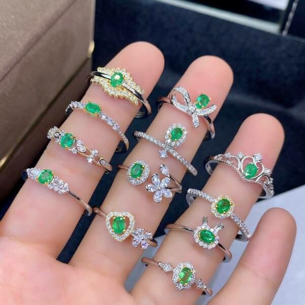 天然哥倫比亞祖母綠 戒指