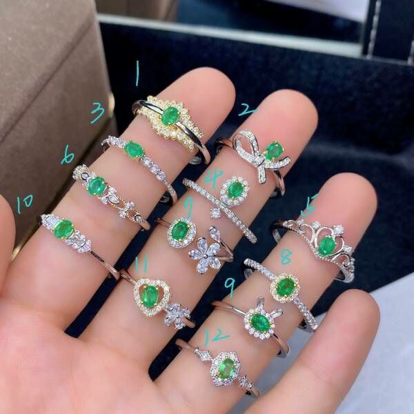 天然哥倫比亞祖母綠 戒指