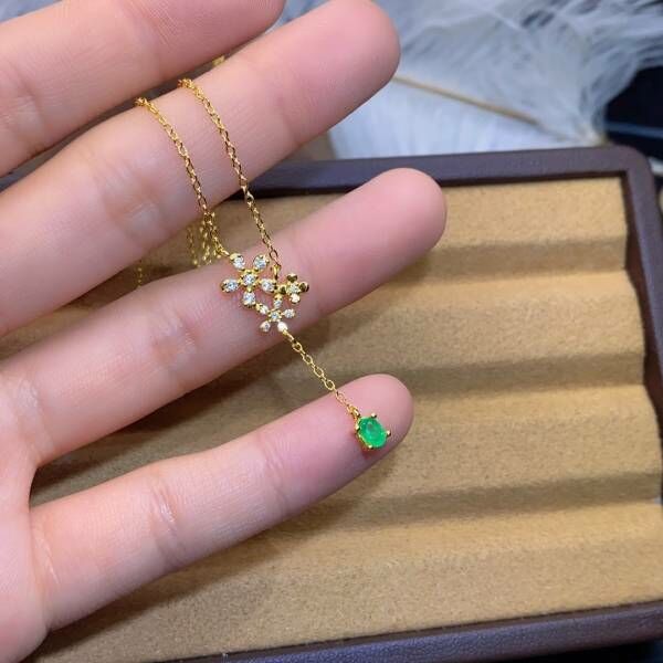 純天然哥倫比亞祖母綠 吊墜