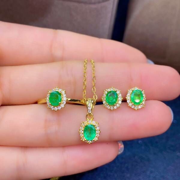 哥倫比亞祖母綠 套組