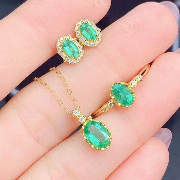 哥倫比亞祖母綠 套組