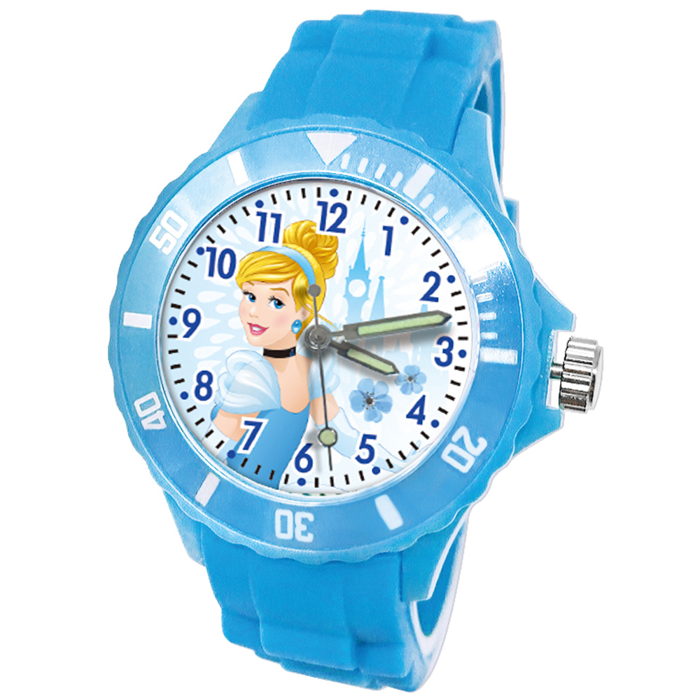 【迪士尼】仙杜瑞拉果凍系列運動彩帶手錶