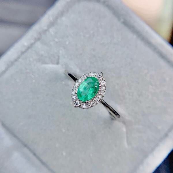 天然哥倫比亞祖母綠 戒指