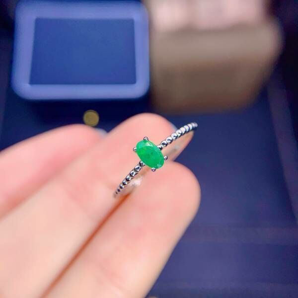 天然哥倫比亞祖母綠 戒指