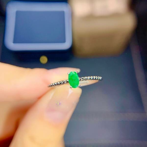 天然哥倫比亞祖母綠 戒指