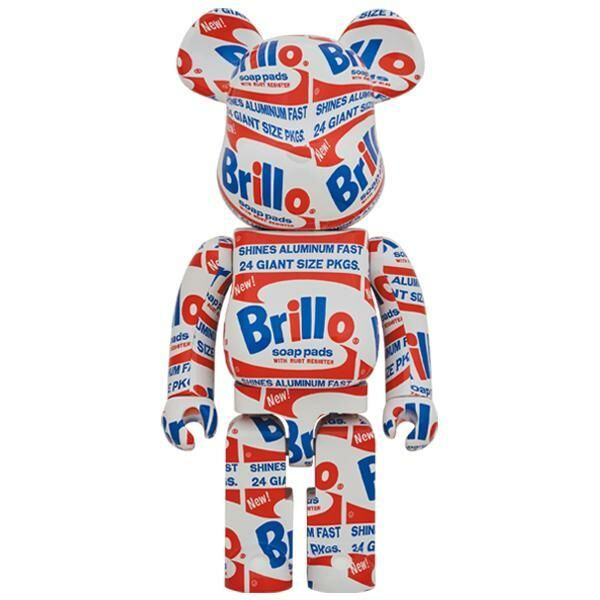 【 BE@RBRICK | 1000% ANDY WARHOL "Brillo" 洗衣粉 】