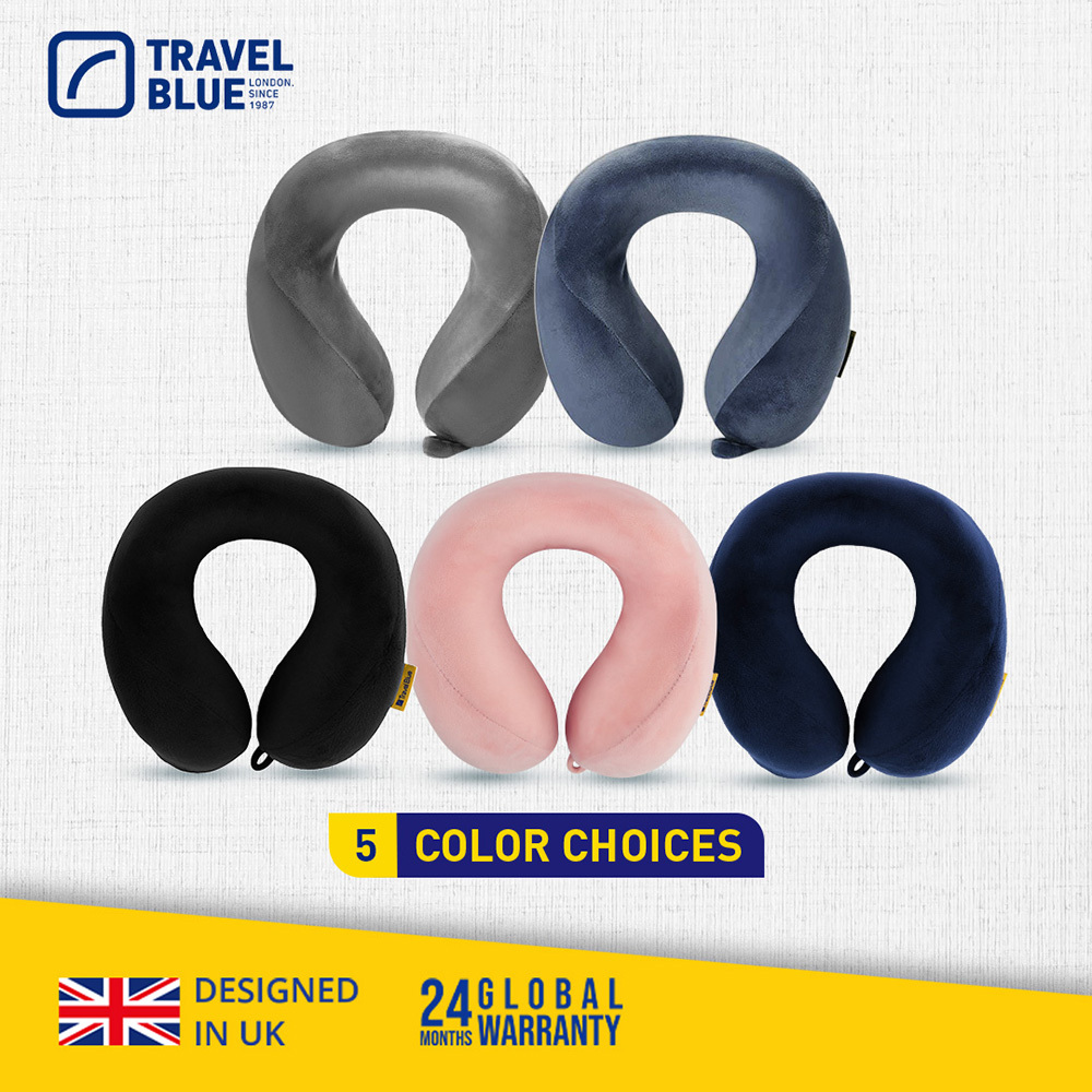 【Travel Blue 藍旅】寧靜頸枕 U型枕 - 5色任選
