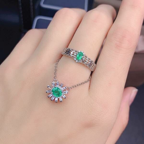 哥倫比亞祖母綠 套組