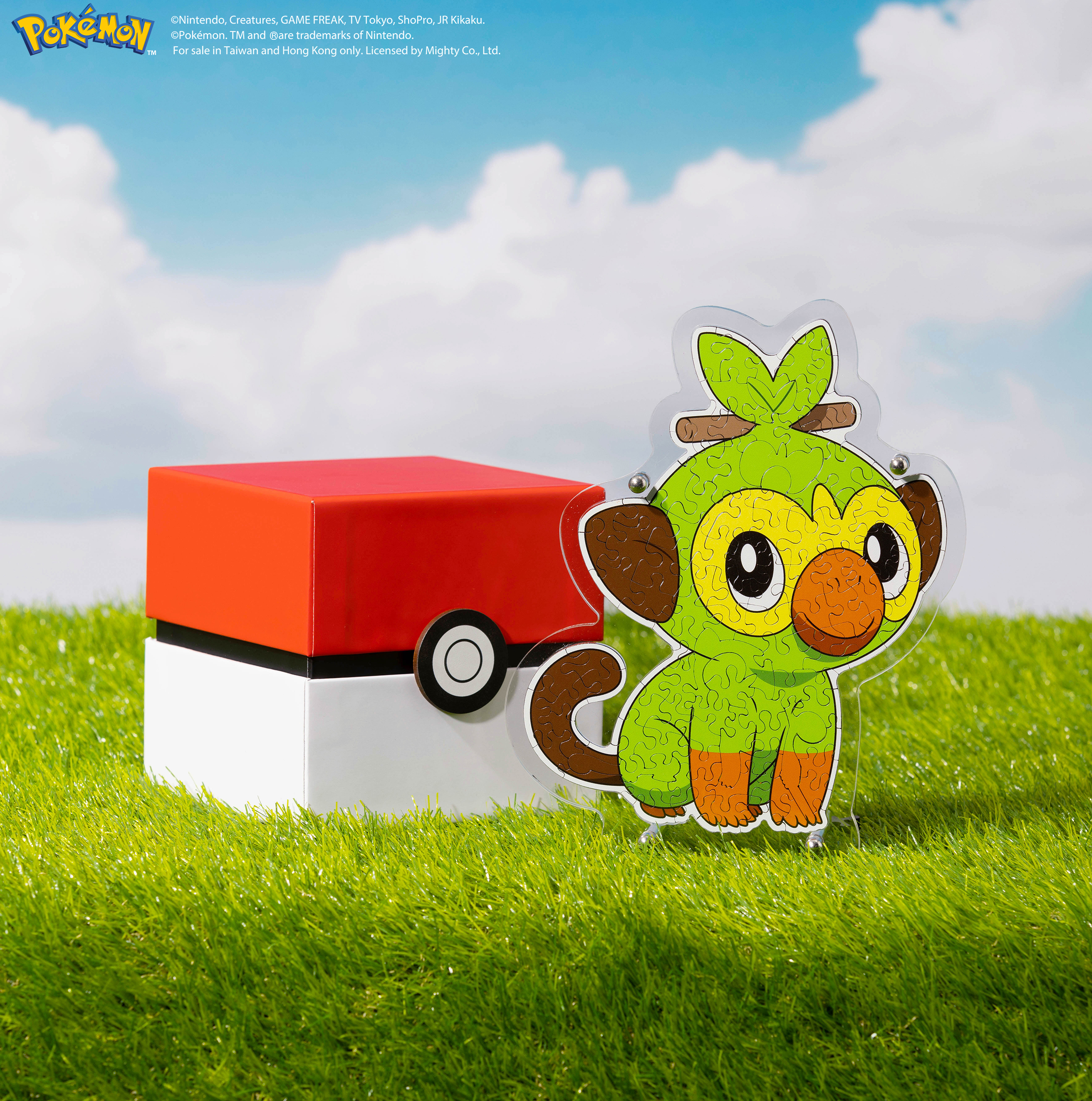 敲音猴經典木拼