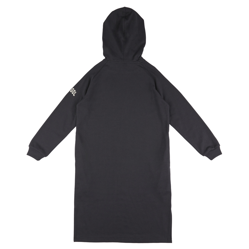 KANGOL 洋裝 黑 小LOGO 連身 連帽 長版T 女 6352158320