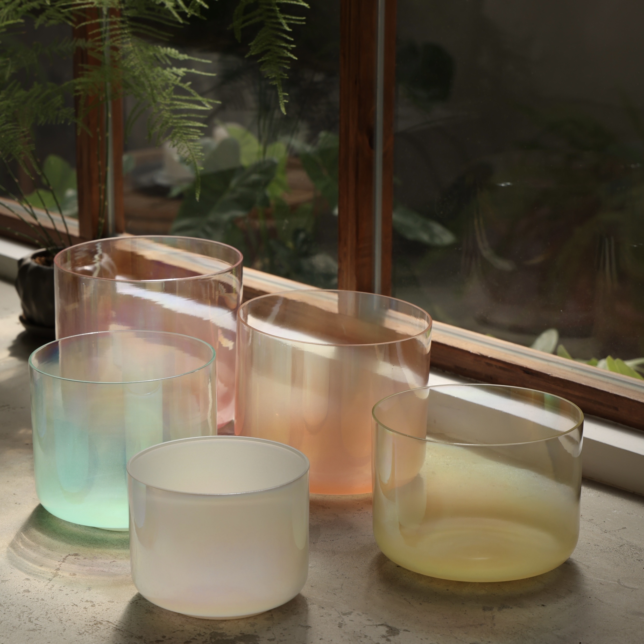 本我輪 水晶頌缽 橘