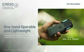 NITECORE Portable Electronic Multipurpose Repeller 戶外便攜充電式驅蚊機(EMR20)