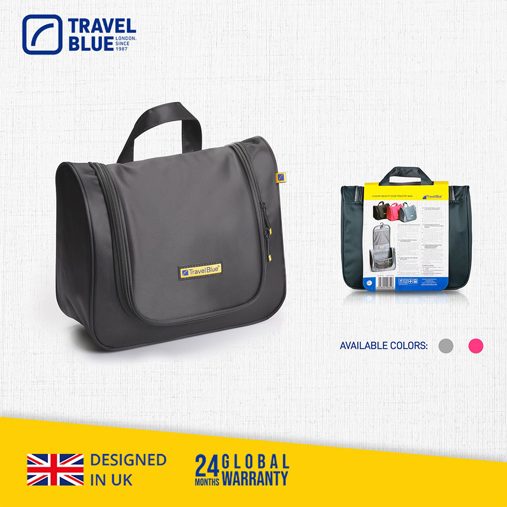 【Travel Blue 藍旅】Luxury 豪華化妝/盥洗包 - 2色可選