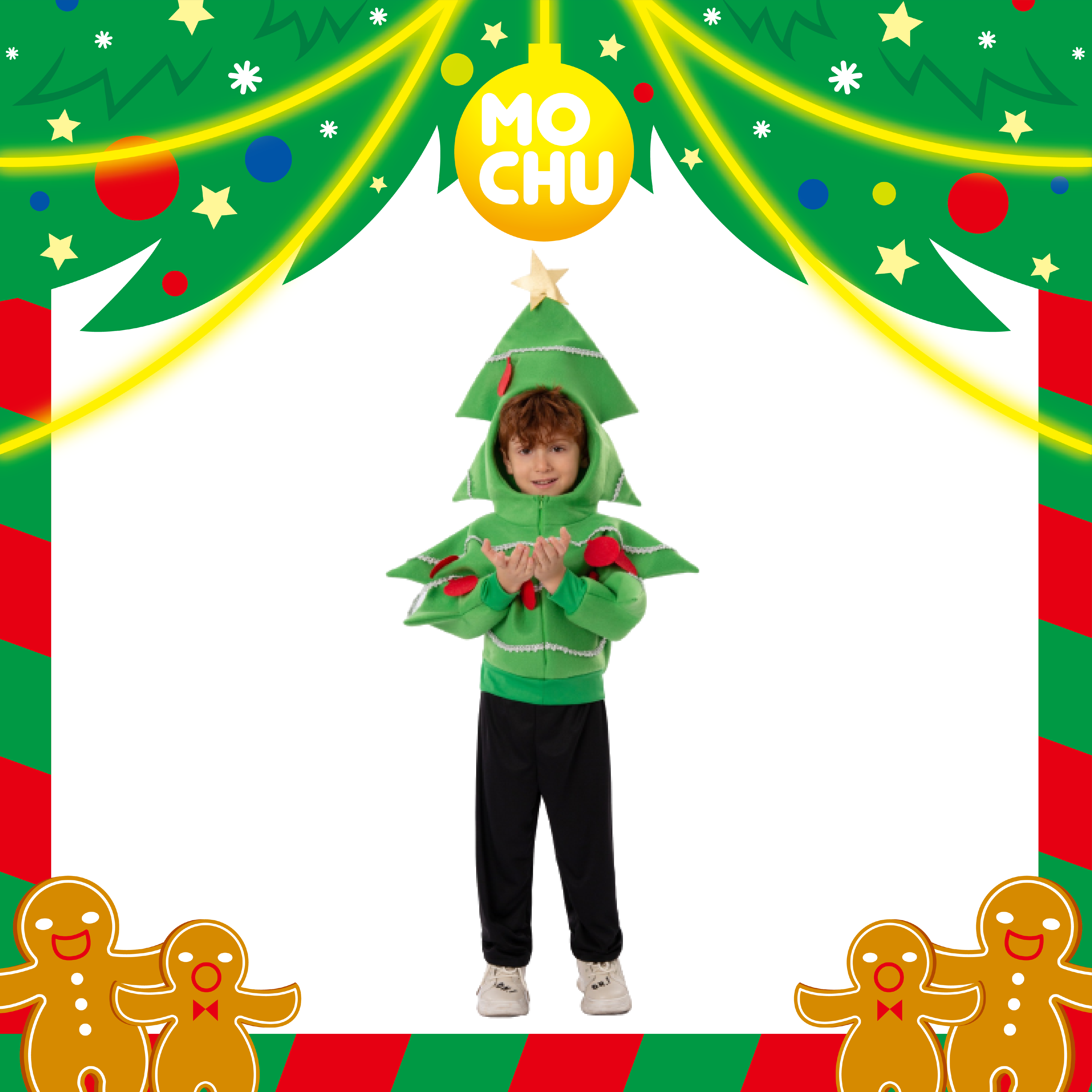 (S碼現貨)許願星星聖誕樹造型服(夾克款)