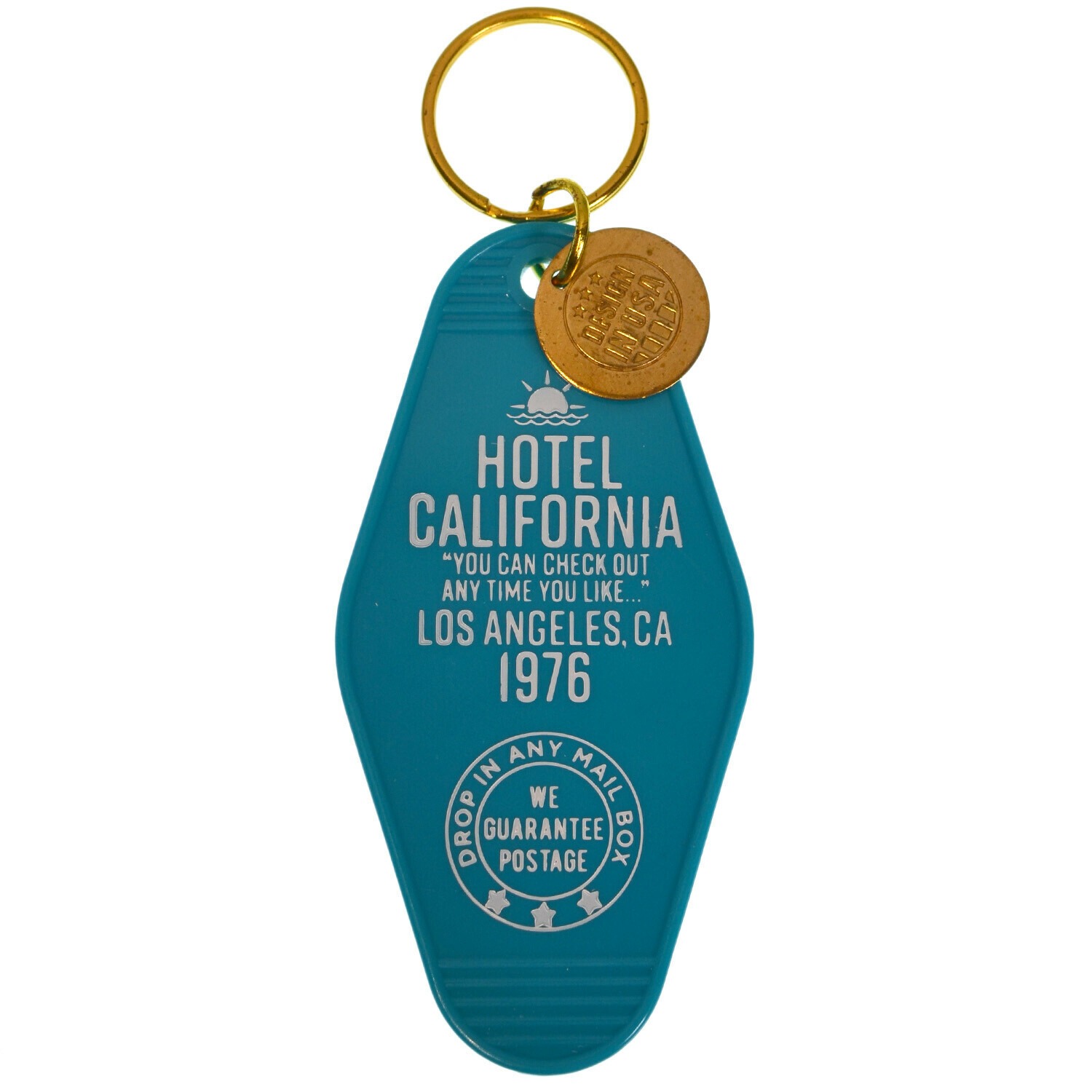 Hotel壓克力鑰匙圈∣Hotel系列 藍綠色∣日本 ROCKWOOD