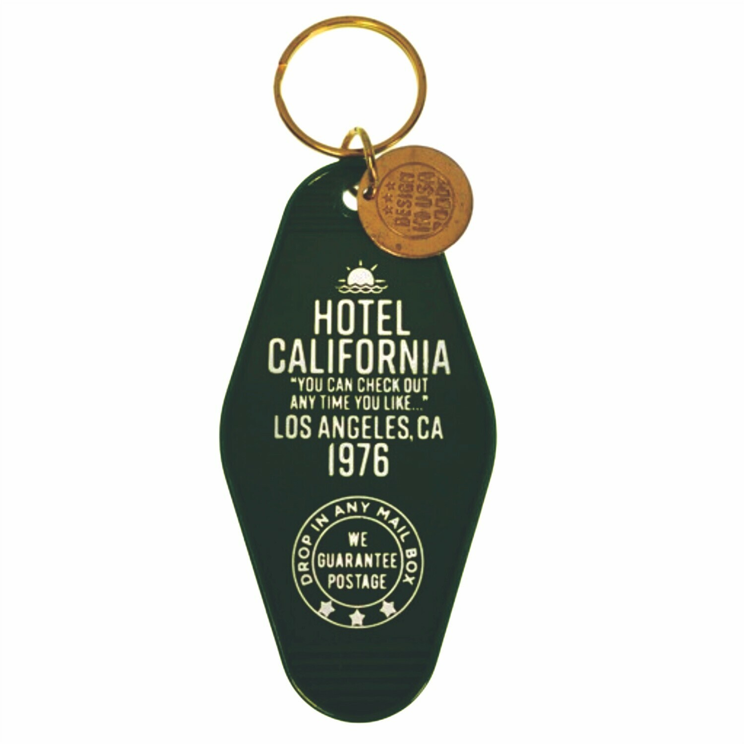Hotel壓克力鑰匙圈∣Hotel系列 橄欖綠色∣日本 ROCKWOOD