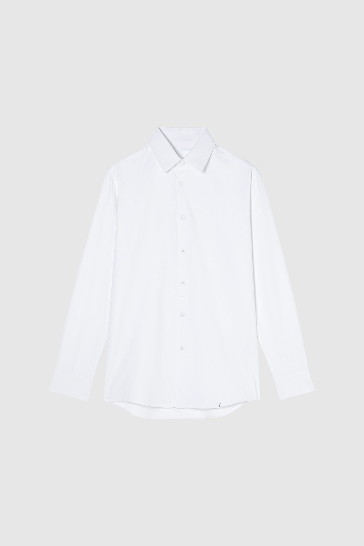 INFINITY 長袖襯衫 SLIM 男（雲白）