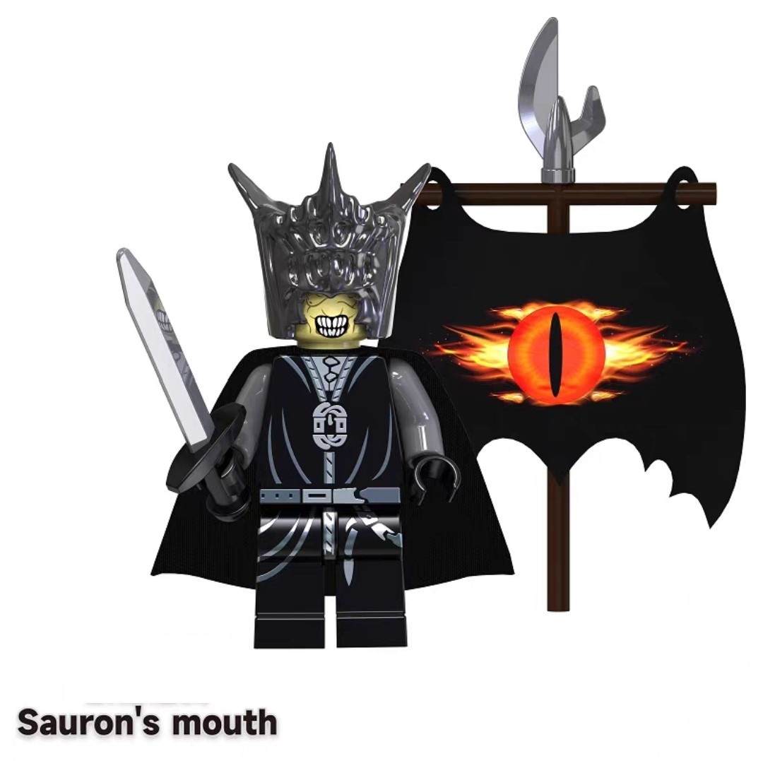 Sauron's Mouth Lord of the Rings Custom Minifigures Minifigs Fit Lego TV5004