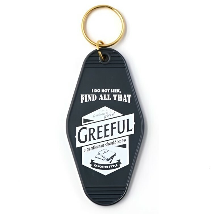 Hotel壓克力鑰匙圈∣GREEFUL系列 海軍藍色∣日本 Komamono Lab