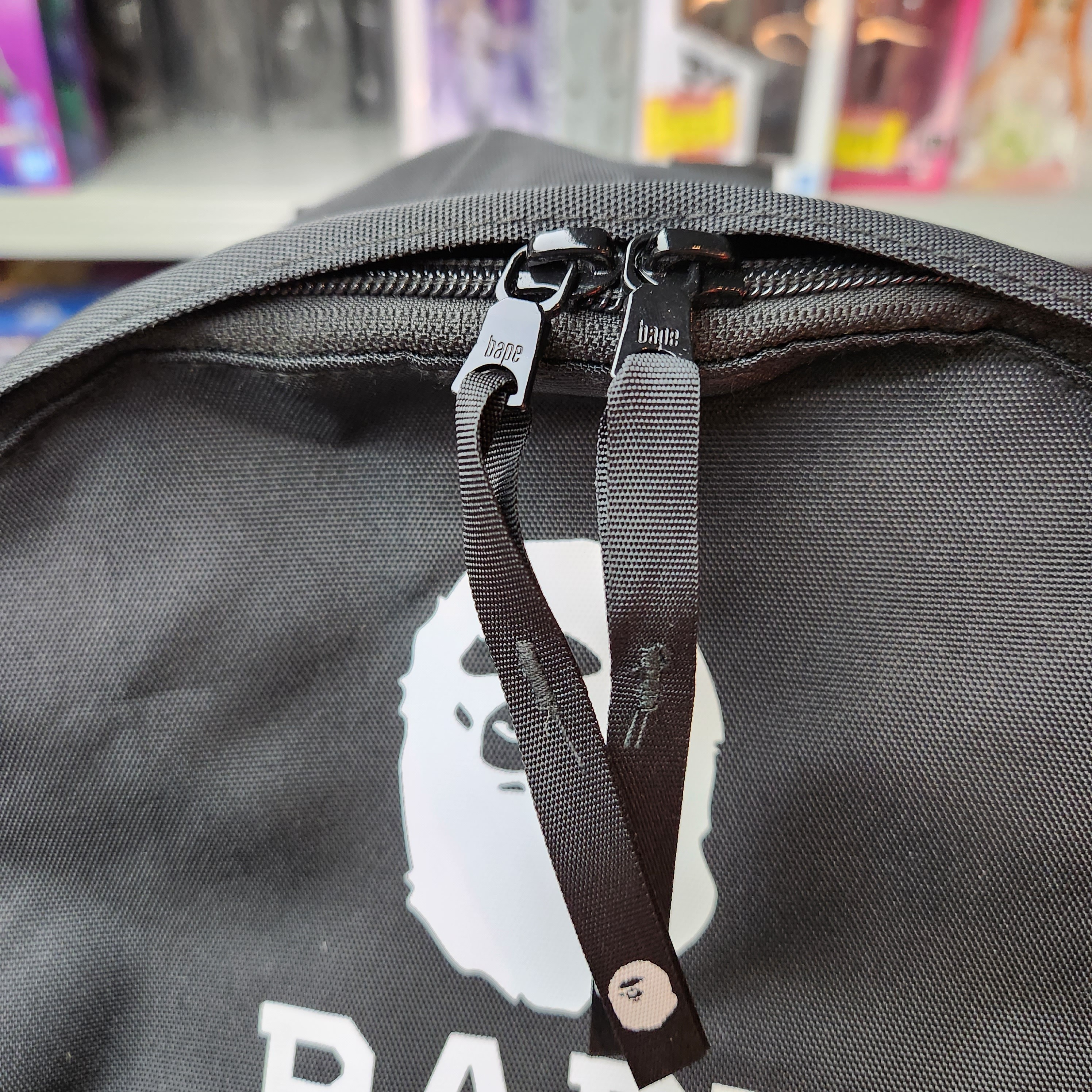 日本直送 95%新 BAPE 黑色背囊