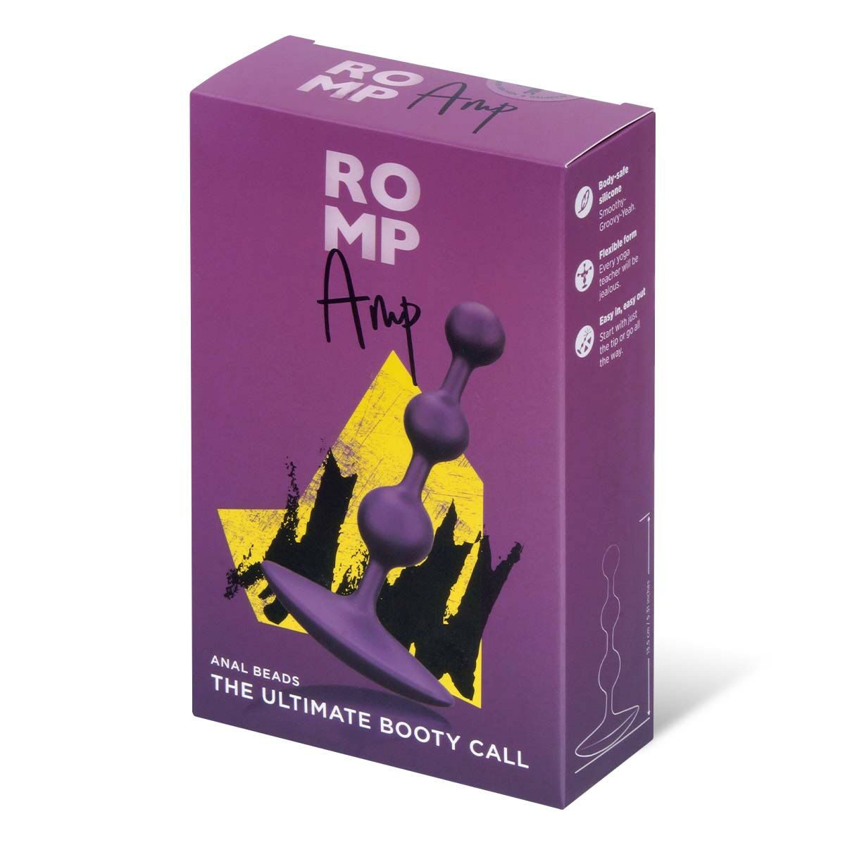 ROMP Amp 輕巧入門後庭拉珠（紫色）